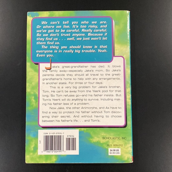 Animorphs #31: The Conspiracy by K. A. Applegate - Scholastic Paperback Novel - Picture 2 of 4